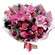 букет из роз и тюльпанов с лилией. Маврикий