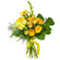 Желтый букет из роз и хризантем. Маврикий